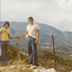 1975 - SERGIO SIRAVO E GREGORIO PERNA SULLA ZONA DEL CASTELLO DI ROCCA ALTA