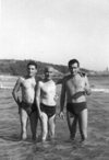 1967 - ANTONINO MORICI, GIANCARLO LANCINI E CARLO BUCCIERI AL MARE