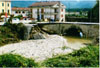 1993 - IL PONTE SULLA STATALE CROLLATO DOPO L'ALLUVIONE CHE PROVOCO' LO STRARIPAMENTO DEL FIUME VOLTURNO E DEL TORRENTE RAVA 