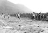 1979 - IL 1 PENTATHLON ORGANIZZATO A ROCCARAVINDOLA. NELLA FOTO LO SPRINT FINALE DI UNA BATTERIA DEI m.100 CON, DA SIN., BRUNO CASTALDI, EGIDIO TARTAGLIONE, REMO STAFFIERI, IL DOTT. BRUNO CASTALDI, SAVERIO FORTE E AURELIO MORELLI.